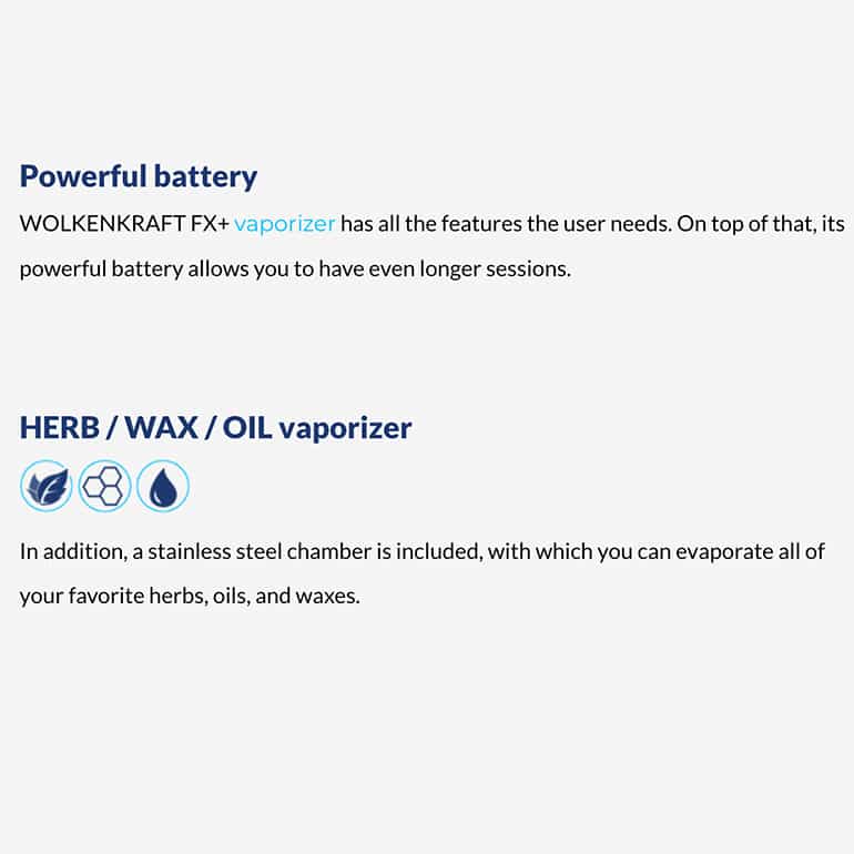 Wolkenkraft FX+ Vaporizer - Image 7